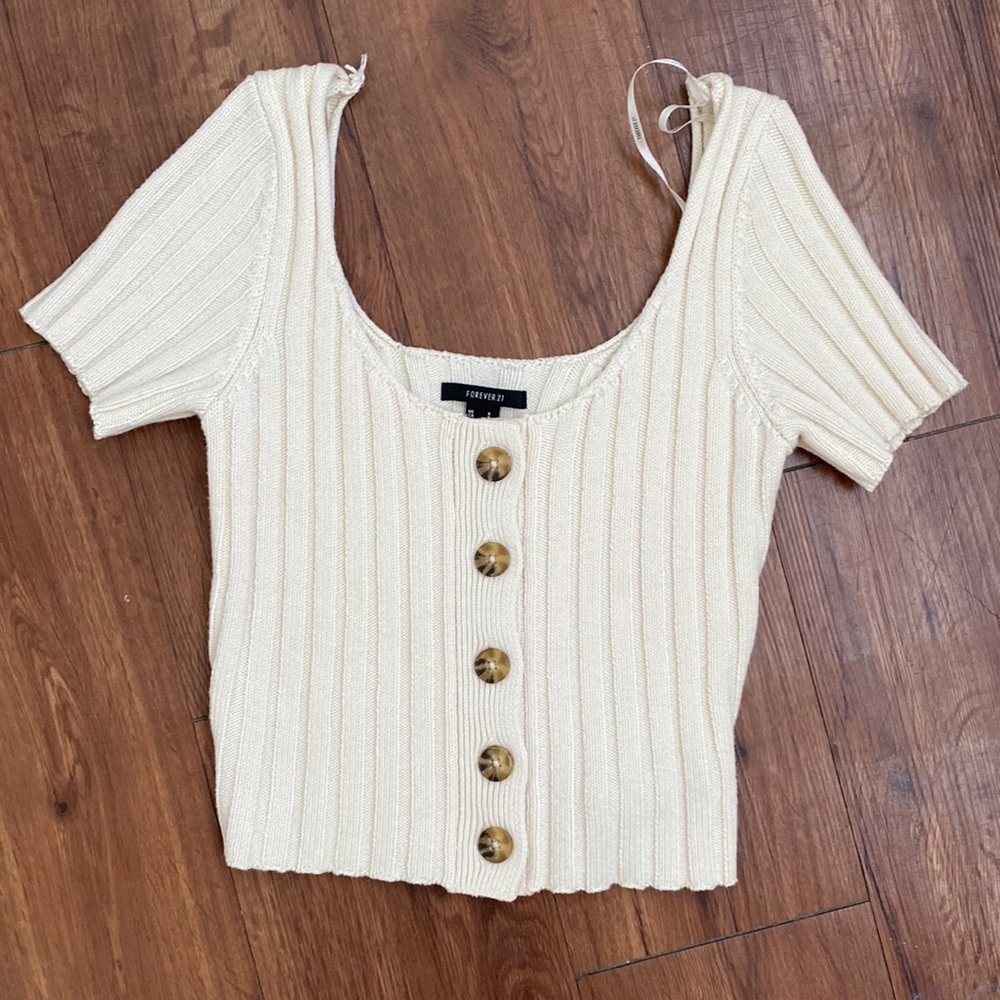 Square neck sweater top